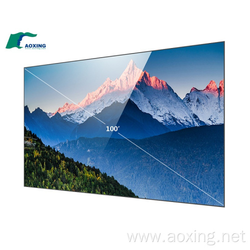 Cinema ultra short throw fixed frame projection screen